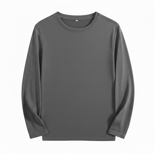 Classic Crewneck Long Sleeve T-Shirt