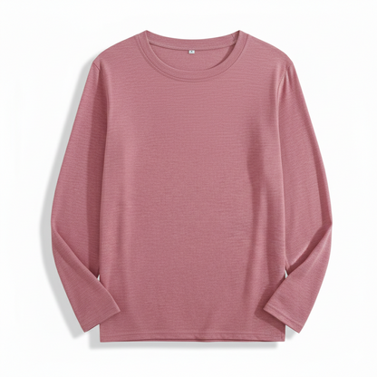 Classic Crewneck Long Sleeve T-Shirt