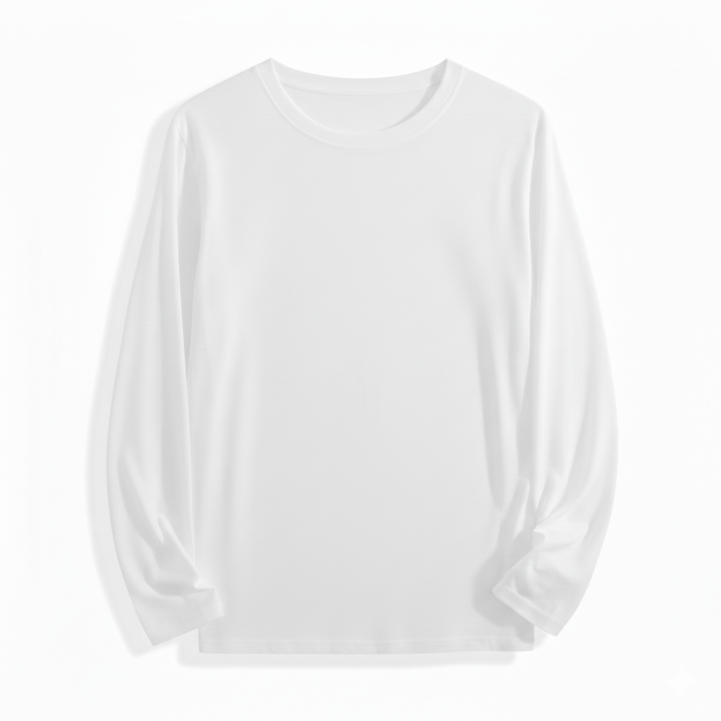 Classic Crewneck Long Sleeve T-Shirt